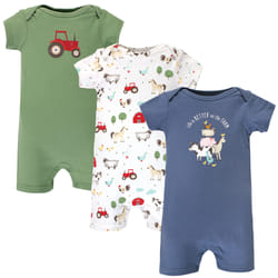 Hudson Baby 10153905_BOYFARMANIMALS_0-3M combinaison et grenouillère pour bébés