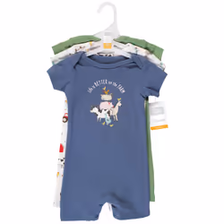 Hudson Baby 10153905_BOYFARMANIMALS_0-3M combinaison et grenouillère pour bébés