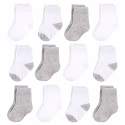 Hudson Baby 10754049_Gray_12-24, Bébé (0-2 ans), Mâle, 12-24 M, 12 paire(s)