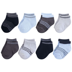 Hudson Baby 10754118_BlueBlack_12-24 Mâle 8 paire(s)