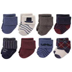 Hudson Baby 10754518_Mustache_6-12 Mâle 8 paire(s)