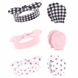 Hudson Baby 10156168_LadyBug_0-6M, Gants, Chapeau, Femelle, Bébé (0-2 ans), 0-6 M