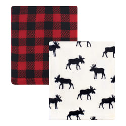 Hudson Baby 10256369_BUFFALOPLAIDMOOSE_OneSize Couverture pour bébé Garçon