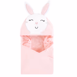 Hudson Baby 10356557_PinkBunny serviette pour bébé Coton