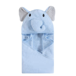Hudson Baby 10357160_BlueElephant serviette pour bébé Coton