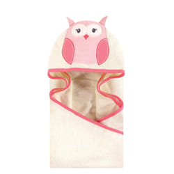 Hudson Baby 10357183_Owl serviette pour bébé Coton