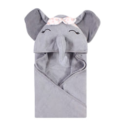 Hudson Baby 10357438_FlowerElephant_OneSize serviette pour bébé Coton