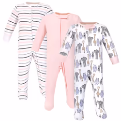 Hudson Baby 10157731_PINKSAFARI_6-9M, Bébé (0-2 ans), Femelle, 6-9 M