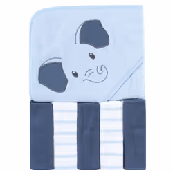 Hudson Baby 10357844_BLUEELEPHANT_OneSize serviette pour bébé
