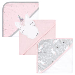 Hudson Baby 10357898_PINKUNICORN_ONESIZE serviette pour bébé Coton