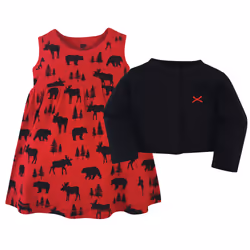 Hudson Baby 10159747_REDMOOSEBEAR_6-9M, Bébé (0-2 ans), Femelle, 6-9 M