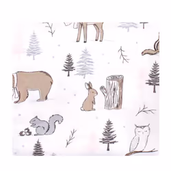 Hudson Baby 10259782_WINTERFOREST_ONESIZE Couverture pour bébé Fille