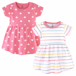 Hudson Baby 10159827_CandyStripes_2T, Bébé (0-2 ans), Femelle, 2 Toddler, 2 pièce(s)