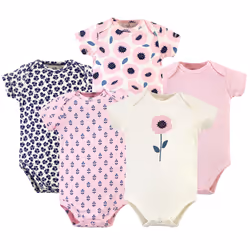 Touched By Nature 10166797_Blossoms_6-9, Body, Femelle, 6-9 M, Bébé (0-2 ans), Coton, 5 pièce(s)