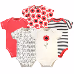 Touched By Nature 10166809_Poppy_6-9, Body, Femelle, 6-9 M, Bébé (0-2 ans), Coton, 5 pièce(s)