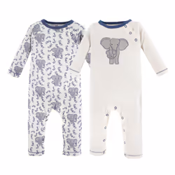 Touched By Nature 10168548_Elephant_9-12, Mâle, 9-12 M, Bébé (0-2 ans), Coton, 2 pièce(s)