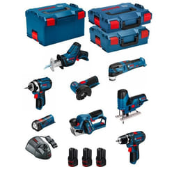 BOSCH Kit 12V BMK8-28DD3 (GSR 12V-15 + GDR 12V-105 + GWS 12V-76 + GST 12V-70 + GOP 12V-28 + GSA 12V-14 + GHO 12V-20 )