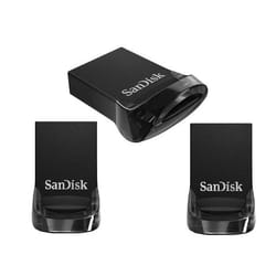 Lot de 3 SanDisk 256 Go Ultra Fit USB 3.2 Clé USB des vitesses allant jusquà 400 Mo/s