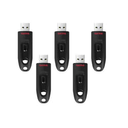 5 x SANDISK Clé USB Ultra 128 Go USB 3.0 (SDCZ48-128G-U46) jusquà 130Mo/s
