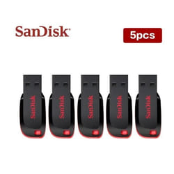 5 x SanDisk Cruzer Blade 32 Go Clé USB (paquet de cinq) vérifier lemballage du produit