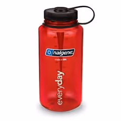 Nalgene Wide Mouth, 946 ml, Rouge, 215,9 mm, 8,89 cm, 179 g