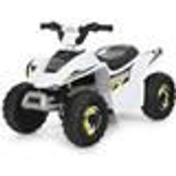 COSTWAY Quad Electrique pour Enfants 6 V 45 Km-H max. Voiture Buggy pour Enfants de 3Ans+ Blanc