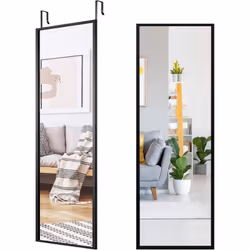 Attributs: 【 Trois utilisations possibles: 】 vous apprécierez le cadre pliable de ce miroir en pied qui peut s'appuyer au mur ...