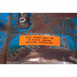 Brady M21-500-595-OR étiquette à imprimer Orange Imprimante d'étiquette adhésive - Vue supplémentaire 3