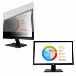 V7 24" Filtre écran de confidentialité pour PC et Notebook, 61 cm (24"), 16:10, Moniteur, Filtre de confidentialité d’écran a ...