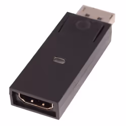 V7 Adaptateur vidéo DisplayPort mâle vers HDMI femelle, noir