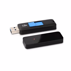V7 VF38GAR-3E lecteur USB flash 8 Go USB Type-A 3.2 Gen 1 (3.1 Gen 1) Noir, Bleu