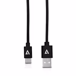 V7 Câble USB 2.0 A mâle vers USB-C mâle, noir 2m 6.6ft, 2 m, USB A, USB C, USB 2.0, Mâle/Mâle, Noir