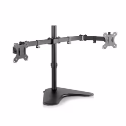 V7 Support pour deux moniteurs de bureau, Autonome, 8 kg, 33 cm (13"), 81,3 cm (32"), 100 x 100 mm, Noir