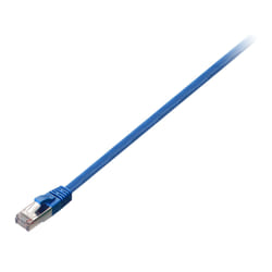 V7 Câble réseau blindé CAT6 STP 01M Bleu