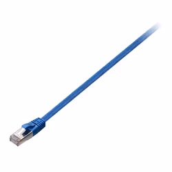 V7 Câble réseau blindé CAT6 STP 03M Bleu, 3 m, Cat6, S/FTP (S-STP), RJ-45, RJ-45