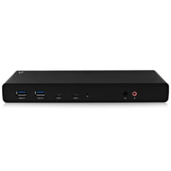 V7 Station d'accueil universelle USB-C avec alimentation, double écran 4K, port d'affichage HDMI et Displaylink jusqu'à 65 W