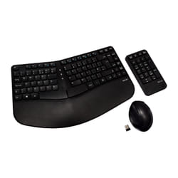 V7 Ensemble pavé numérique, souris et clavier sans fil ergonomiques