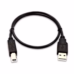 V7 USB A (mâle) vers USB B (mâle), 0,5 mètre (1,6 pied) – Noir, 0,5 m, USB A, USB B, USB 1.0, 480 Mbit/s, Noir