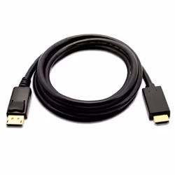 V7 DisplayPort vers HDMI, 3 mètres, noir, 3 m, DisplayPort, HDMI, Mâle, Mâle, Droit