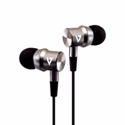 V7 Écouteurs stéréo avec isolation acoustique, 3,5 mm, microphone intégré, iPad, iPhone, Mp3, iPod, iPad, tablettes, smartpho ...