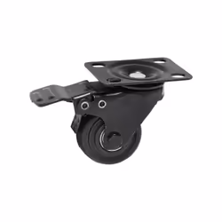 V7 RM4CASTERS-1E, Roulettes, Noir, Caoutchouc, Acier, 50 mm, 120 mm, 80 mm
