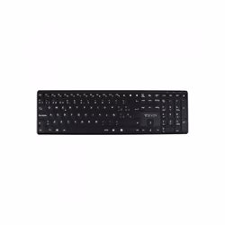 V7 Clavier KW550SEBT Dual mode Bluetooth / Wireless 2,4 GHZ espagnol QWERTY - Noir, Taille réelle (100 %), USB + Bluetooth, Q ...