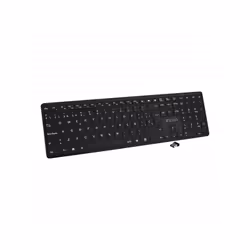 V7 Clavier KW550SEBT Dual mode Bluetooth / Wireless 2,4 GHZ espagnol QWERTY - Noir