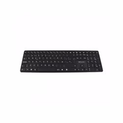 V7 Clavier KW550SEBT Dual mode Bluetooth / Wireless 2,4 GHZ espagnol QWERTY - Noir - Vue supplémentaire 5