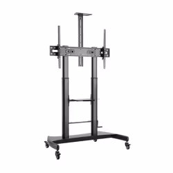 V7 Support TV professionnel sur pied TVCART2, Support de TV, Noir, Plastique, Acier, 100 kg, 1524 - 2540 mm (60 - 100"), -10 ...