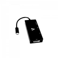 V7 V7UC-DPHDVGADVI-BLK adaptateur graphique USB 3840 x 2160 pixels Noir