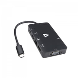 V7 V7UC-U3CRJ45HDVG-BLK adaptateur graphique USB 3840 x 2160 pixels Noir