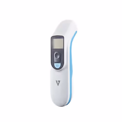 V7 Thermomètre Digital Infrarouge Frontal sans contact, front, environnement, objets, Ecran rétroéclairé à trois couleurs, Fo ...