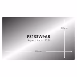 V7 Filtre de protection d’écran anti-lumière bleue – 13,3 IN, 33,8 cm (13.3"), 16:9, Netbook, Filtre de confidentialité sans  ...