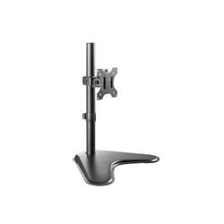 V7 Support de bureau autoportant pour écran simple de 13 à 32", avec fonction d’inclinaison, de rotation et de pivotement, VESA détachable 100 x 100,